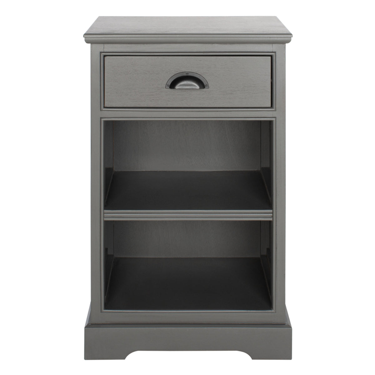 Velmora™ Griffin One Drawer Side Table Grey