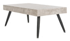 Velmora™ Cedric Rectangular Mid-Century Coffee Table, Light Grey